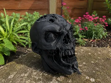 Adorno temático: Decayed Zombie Head | Halloween Horror Decor — vista de referencia 3