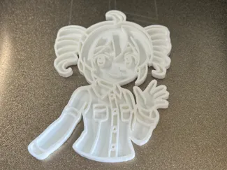 Kasane Teto cookie cutter