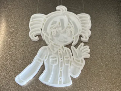 Kasane Teto cookie cutter