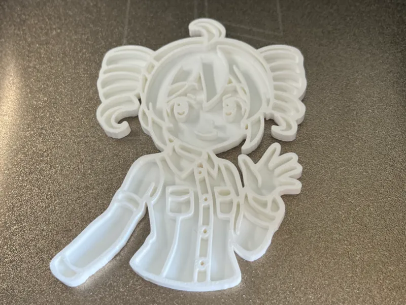 Kasane Teto cookie cutter