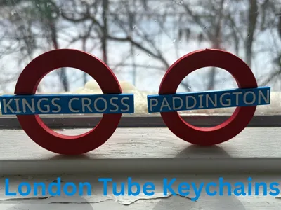 London Tube keychain