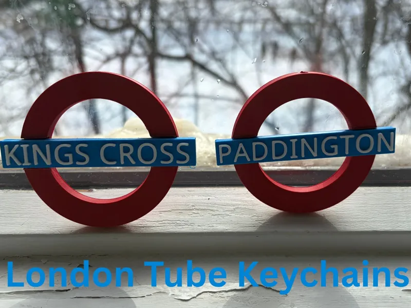 London Tube keychain