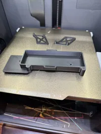Battery tray and wing mounts