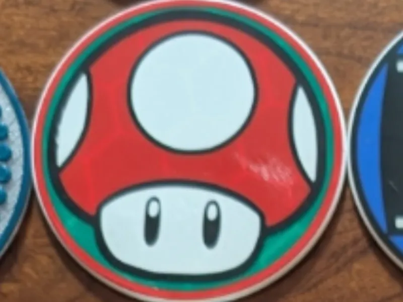 Mario kart Mushroom Powerup Coaster