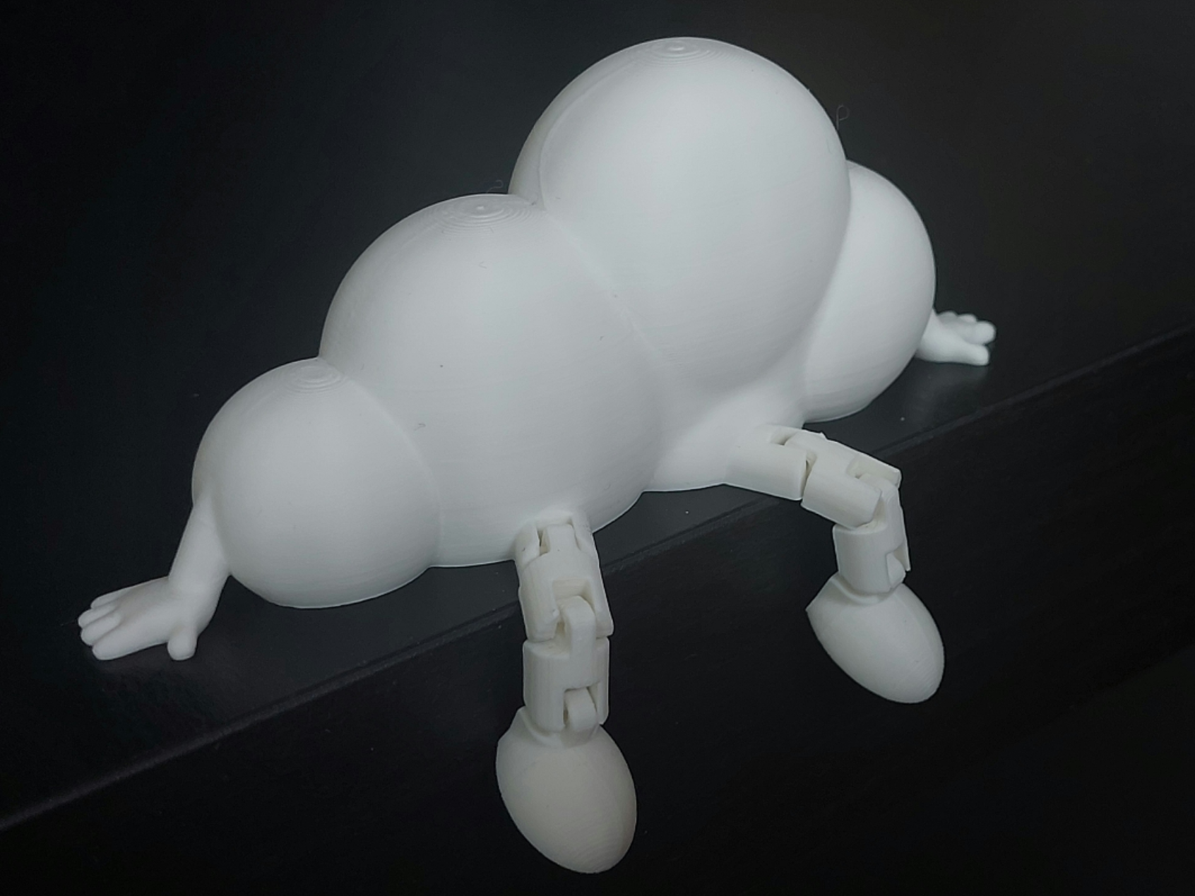 Miniatura 2 do modelo 3D Articulated Cloud Buddy