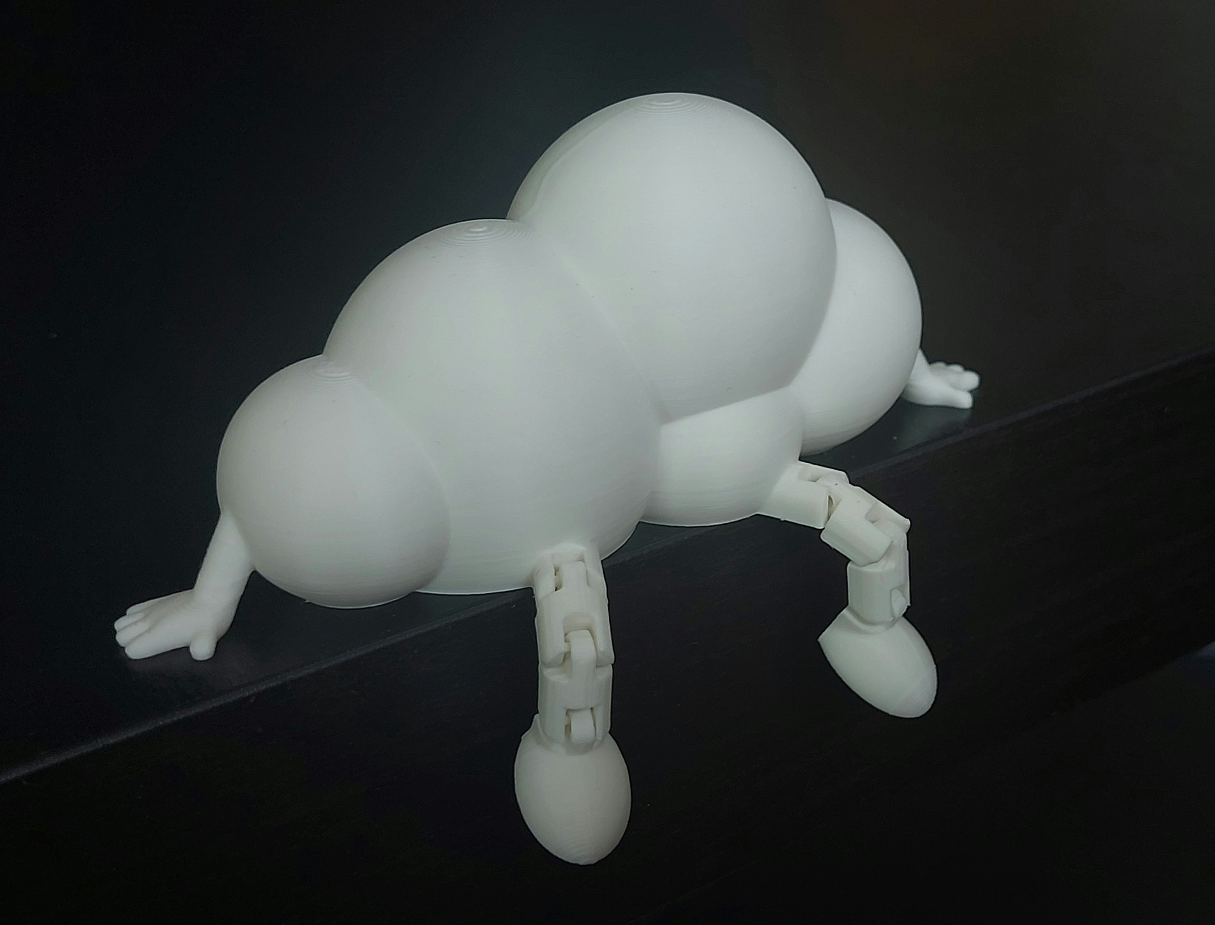 Miniatura 1 do modelo 3D Articulated Cloud Buddy