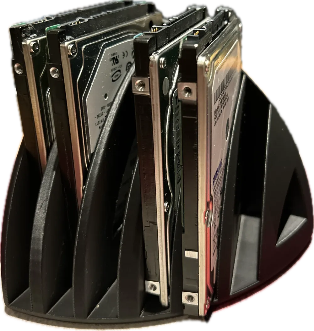 HDD storage rack - Free 3D Print Model - MakerWorld