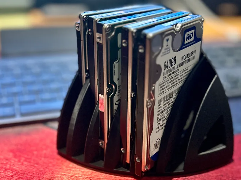 Support rangement de disques durs HDD