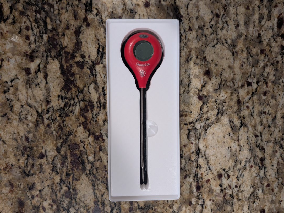 ThermoPop Thermometer holder for Gridfinity