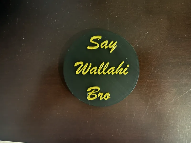 "Say Wallahi Bro" Meme Coin/Token