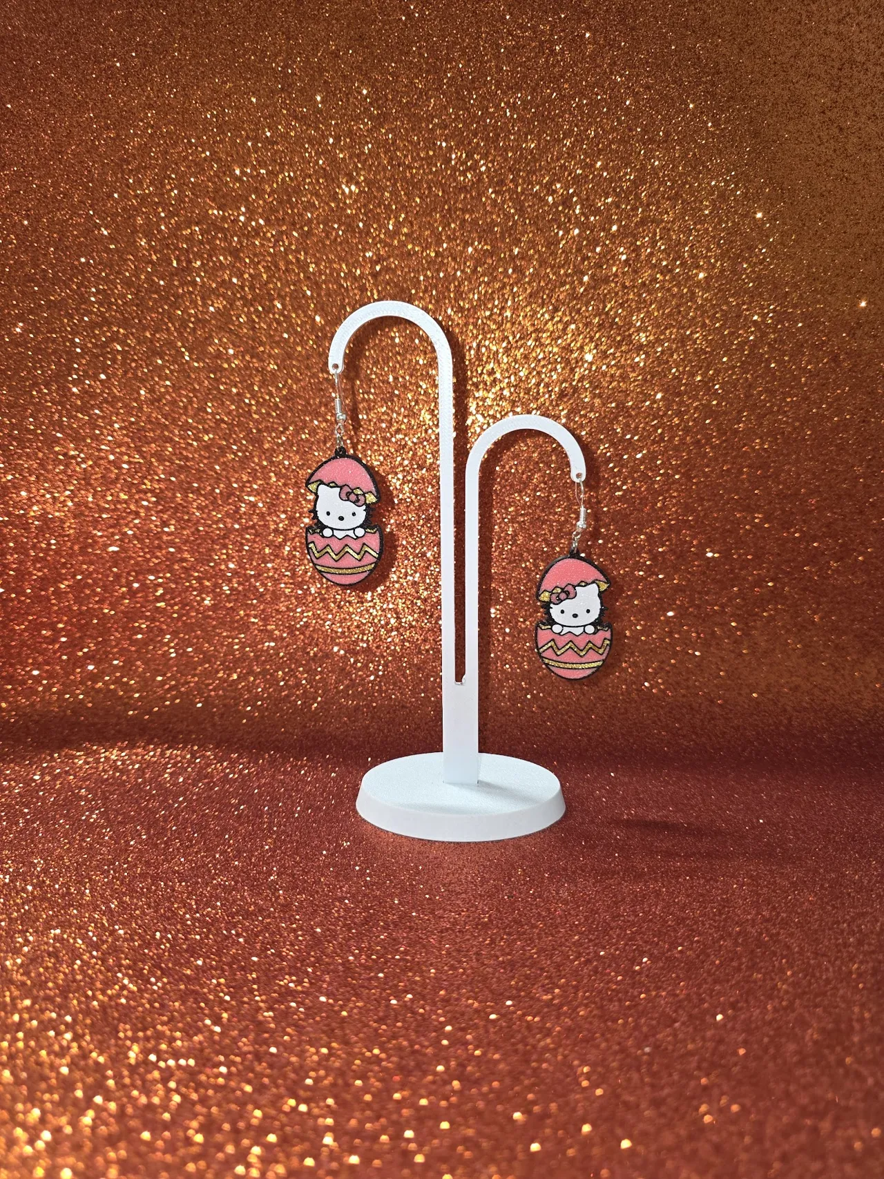 Hello Kitty easter surprise earrings view 3