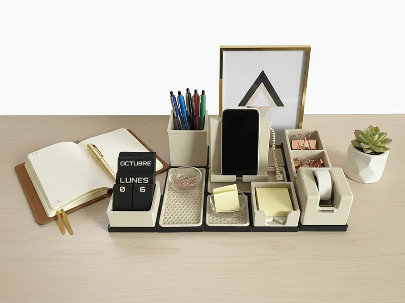 Magnetic Modular Desk Organizer