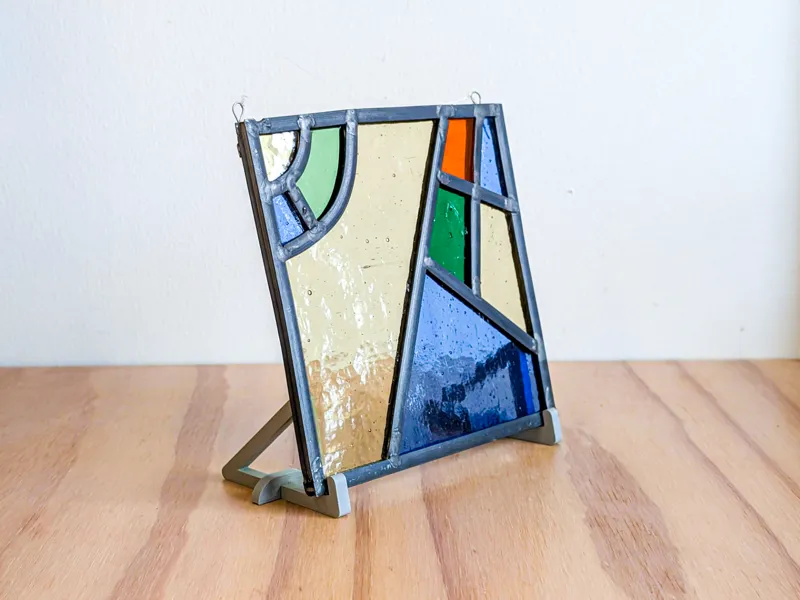 Stained Glass and Photo Frame Stand