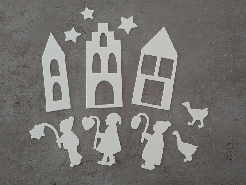 Schablonen für St. Martins Laterne