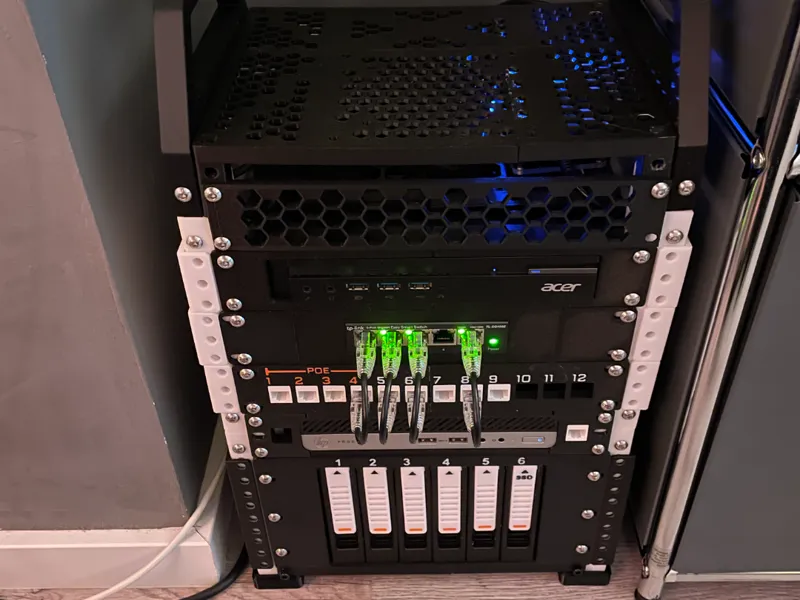 10 inch server Rack by Natalie T - a1 mini