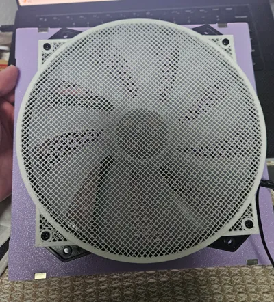 20cm case NAS fan dust isolation net