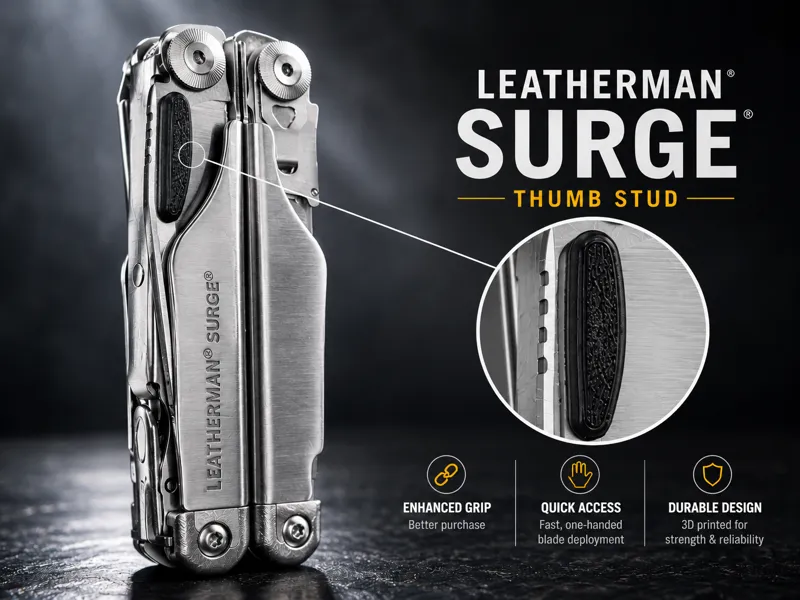 Leatherman Surge Thumbstud Press Fit (with cutout)