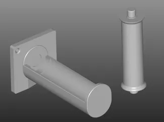 Wall Bearing Spool Holder