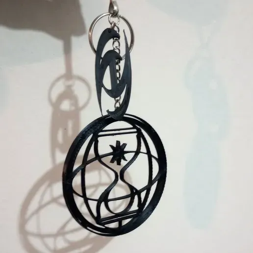 ateez Keychain k-pop earrings view 2