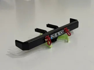 RC Crawler/Trial rear bumper with TRX4 mounts