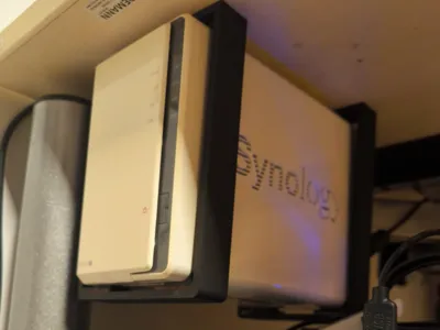 Synology DS Desk Holder Under Desk
