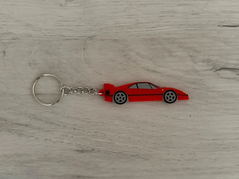 Ferrari F40 Keychain
