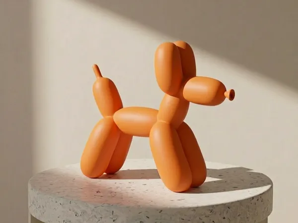 Figurine de chien ballon