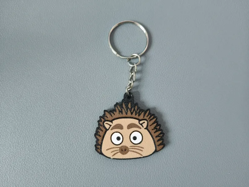 Porte Clés Loup mal aimé Hérisson