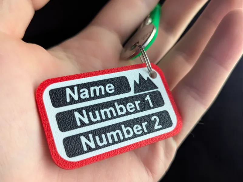 Simple Emergency Keychain