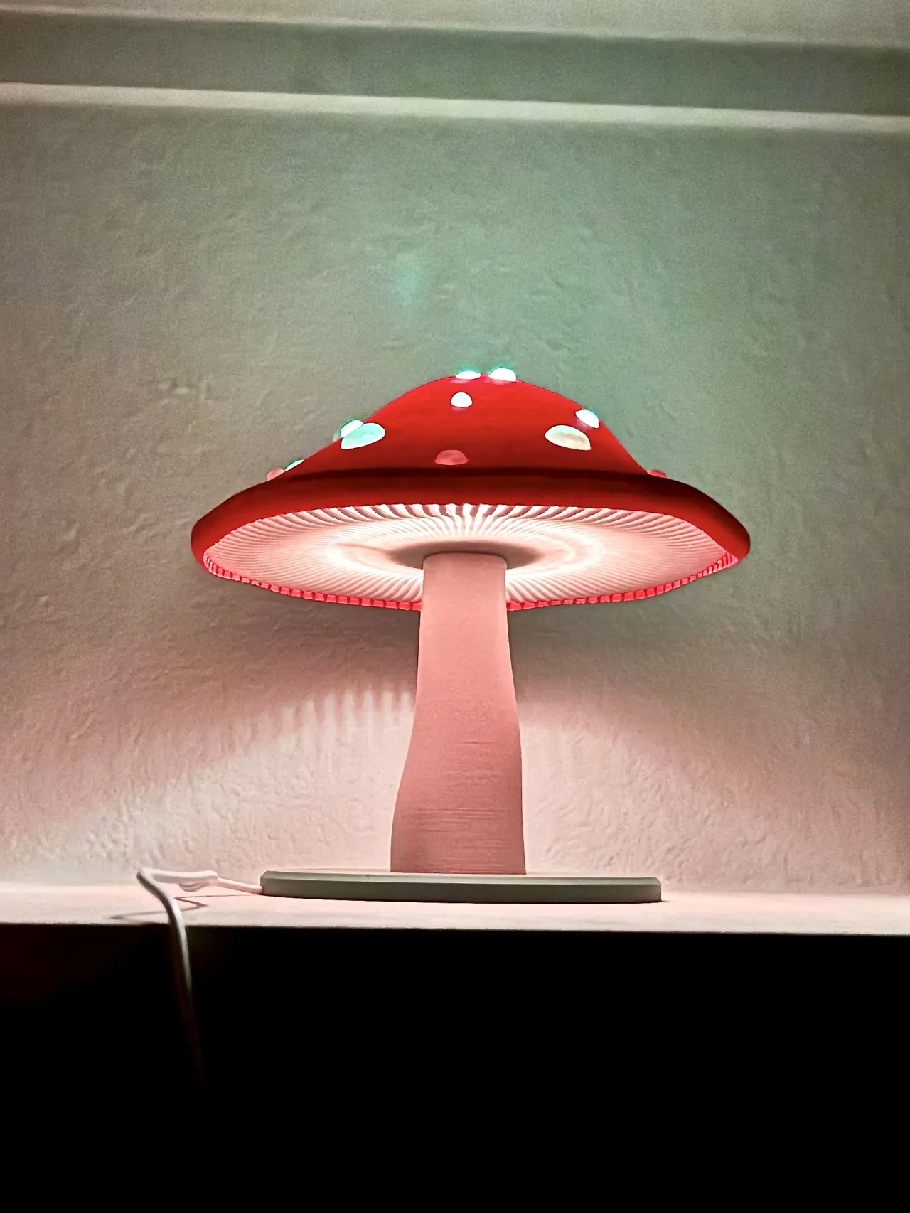 Mushroom Lamp view 2