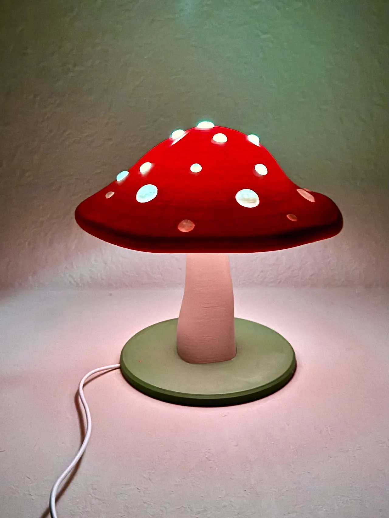 Mushroom Lamp view 3