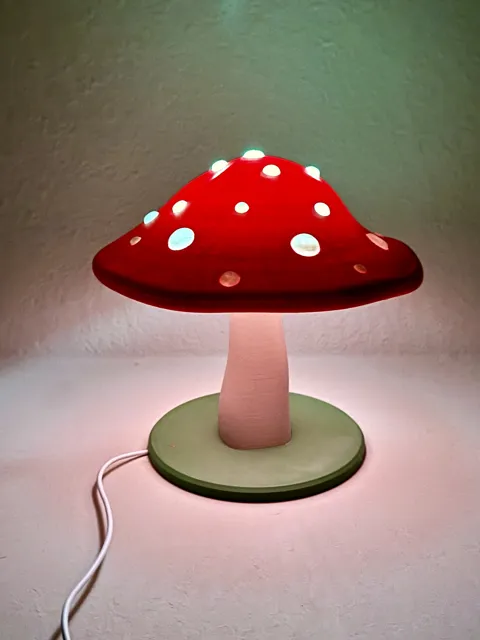 Mushroom Lamp view 3