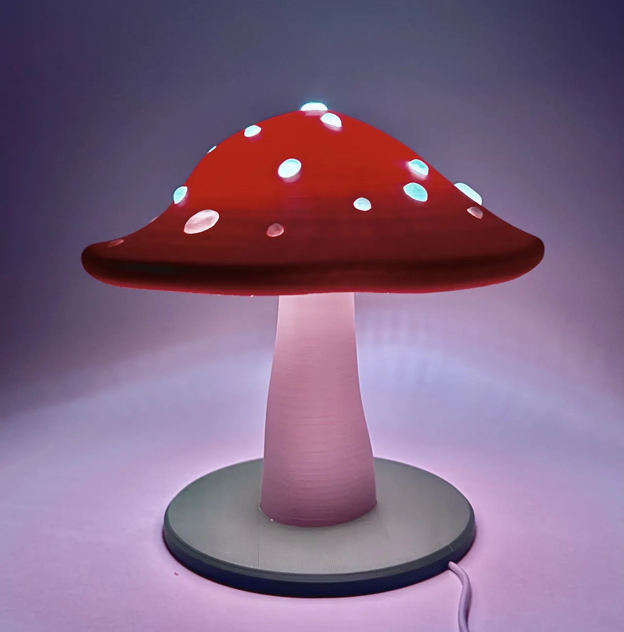 Mushroom Lamp view 4
