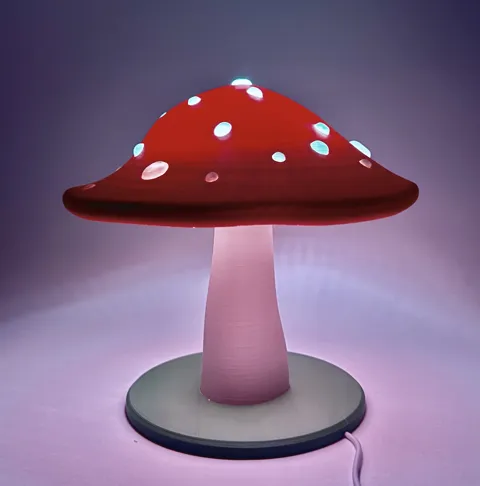 Mushroom Lamp view 4