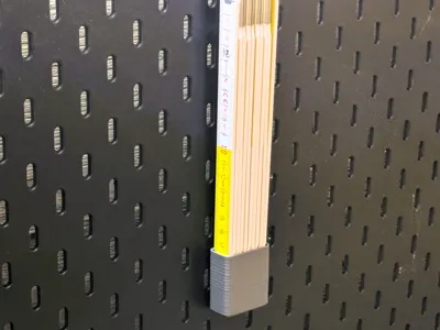 IKEA SKÅDIS Folding Rule Holder – no supports