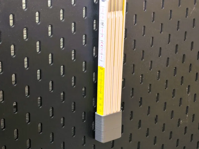 IKEA SKÅDIS Zollstockhalter – supportfrei