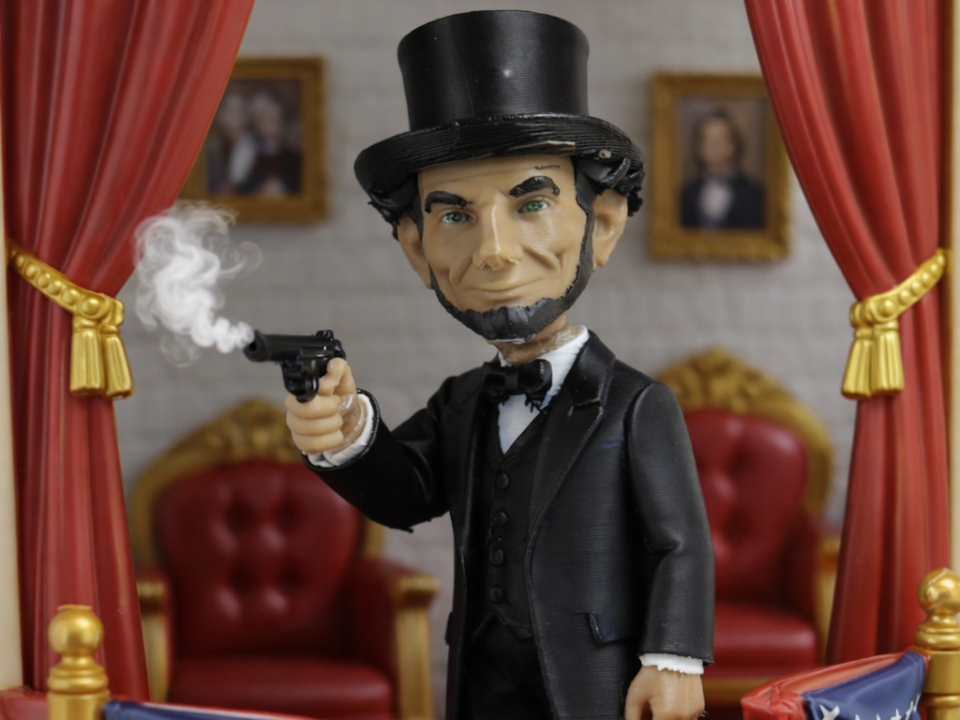 Abe’s got a gun.