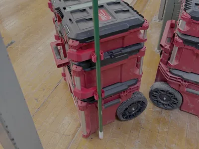 Milwaukee Packout 1" wide broom holder