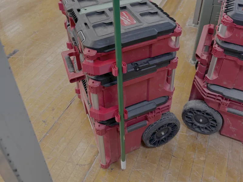 Milwaukee Packout 1" wide broom holder