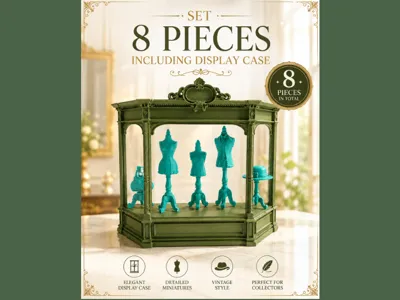 Victorian Boutique Display Set | 8 Pieces Included