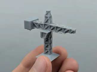 Construction Tower Crane Miniature