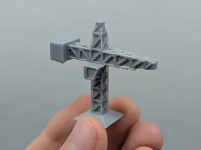Construction Tower Crane Miniature