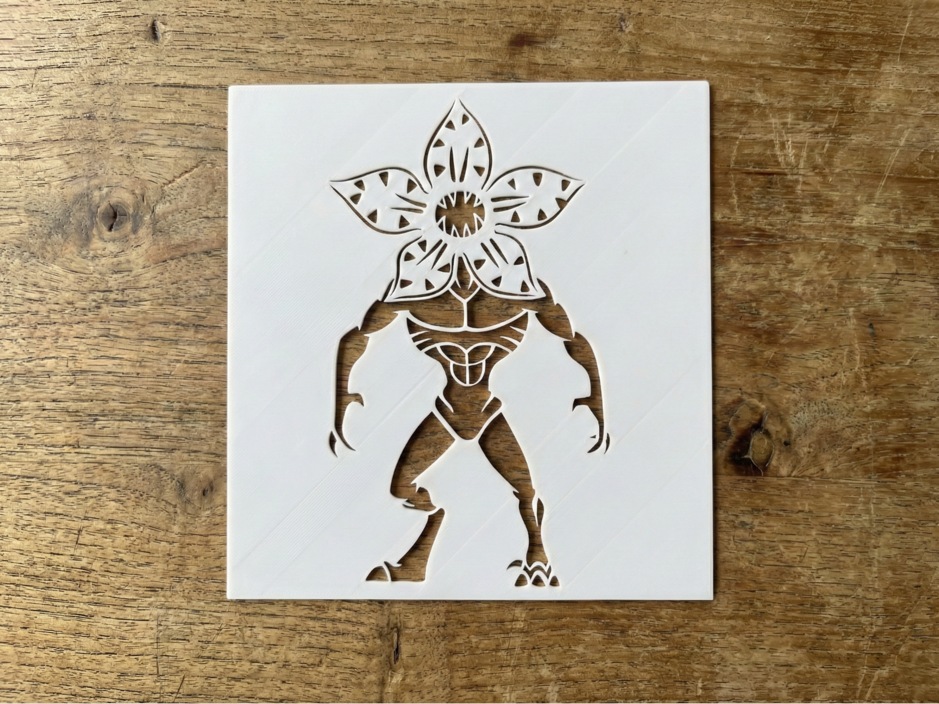 Stranger Things Demogorgon Stencil