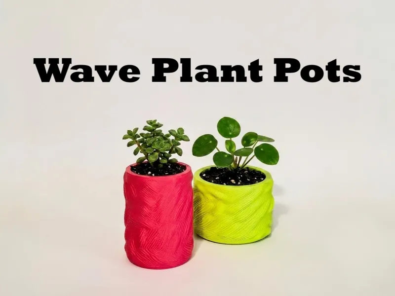 Wave Plant Pots