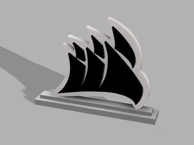 Corsair Logo Decoration