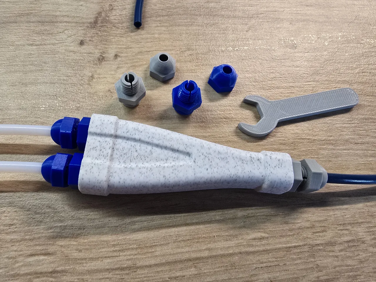 PC4-M10 and PC4-M6 Bambu PTFE Tube Connector view 2