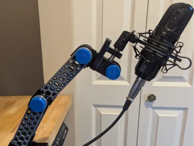 Microphone holder for Customizable Mechanical Arm
