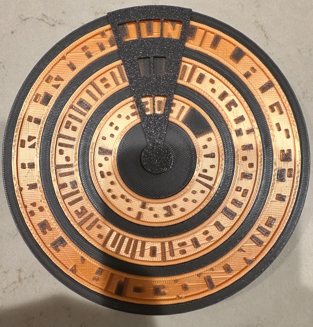 Runic Cryptic Calendar by Fragilistikator MakerWorld: Download Free 3D ...