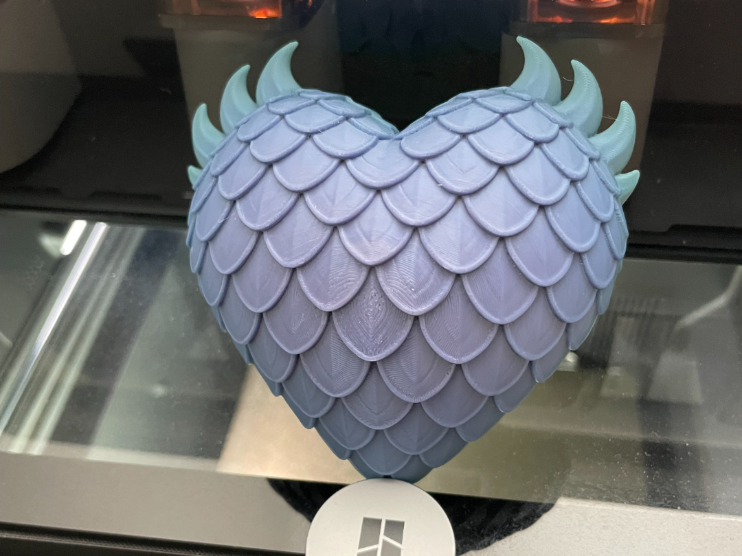 Dragon Scale Hart - Wall Charm