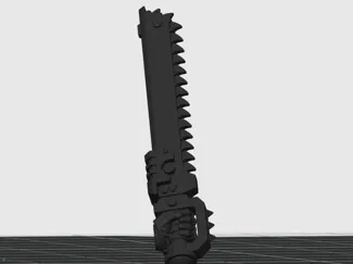 Spiky Sword for big man (32mm scale)